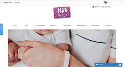 Desktop Screenshot of milkbands.com